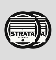 Strata Records Black Slipmat
